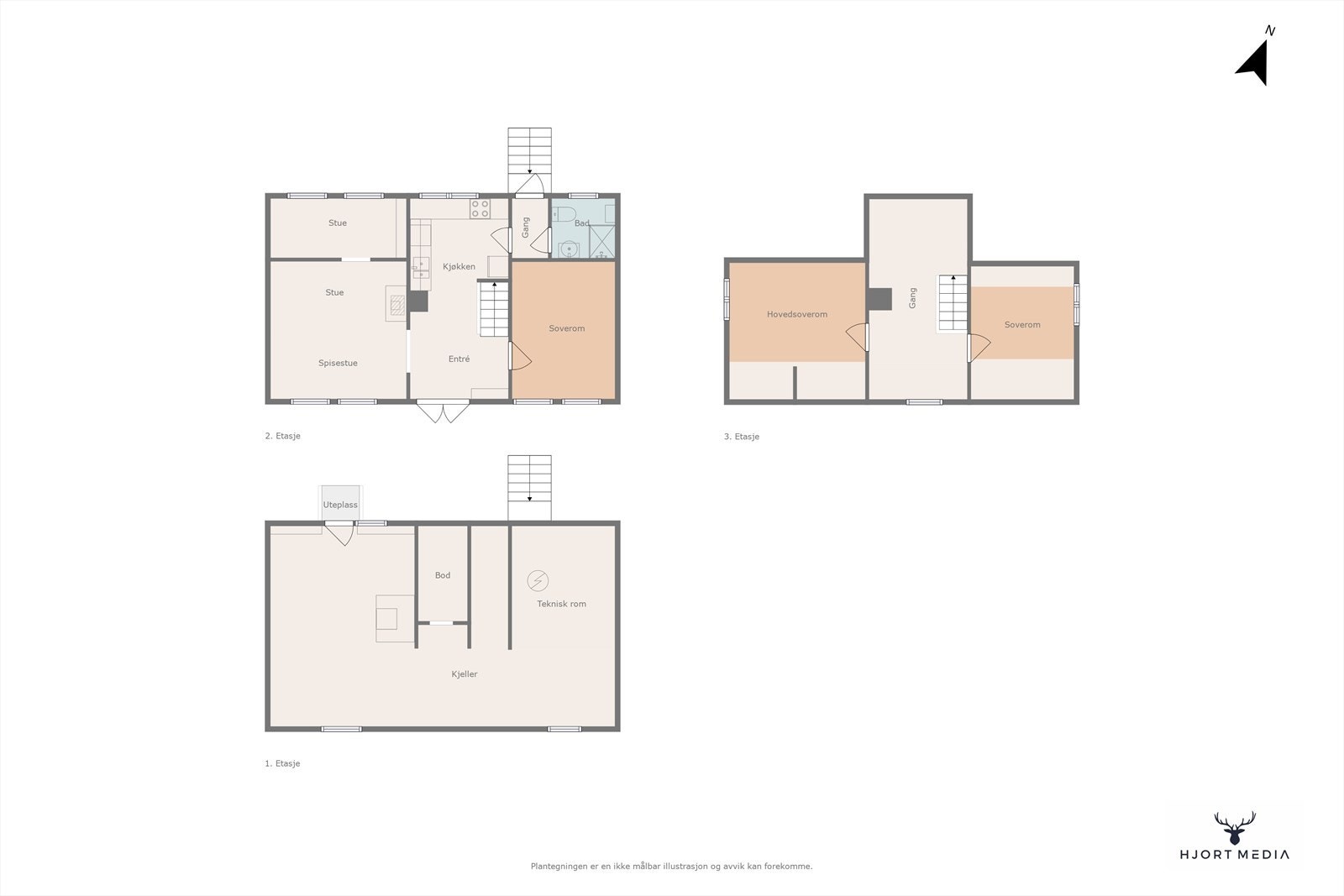 Plantegning Galleribilde