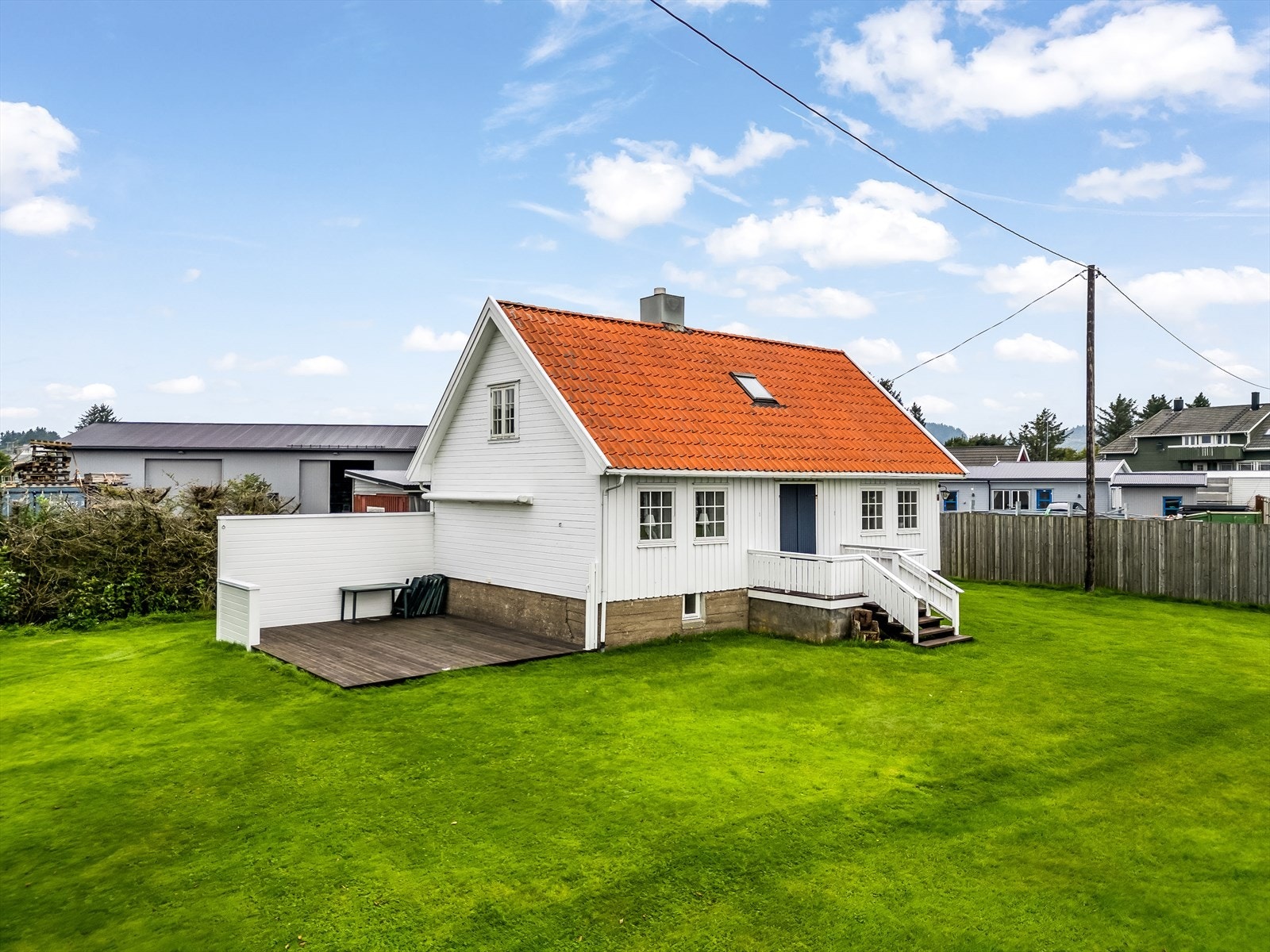 Terrasse mot vest Galleribilde