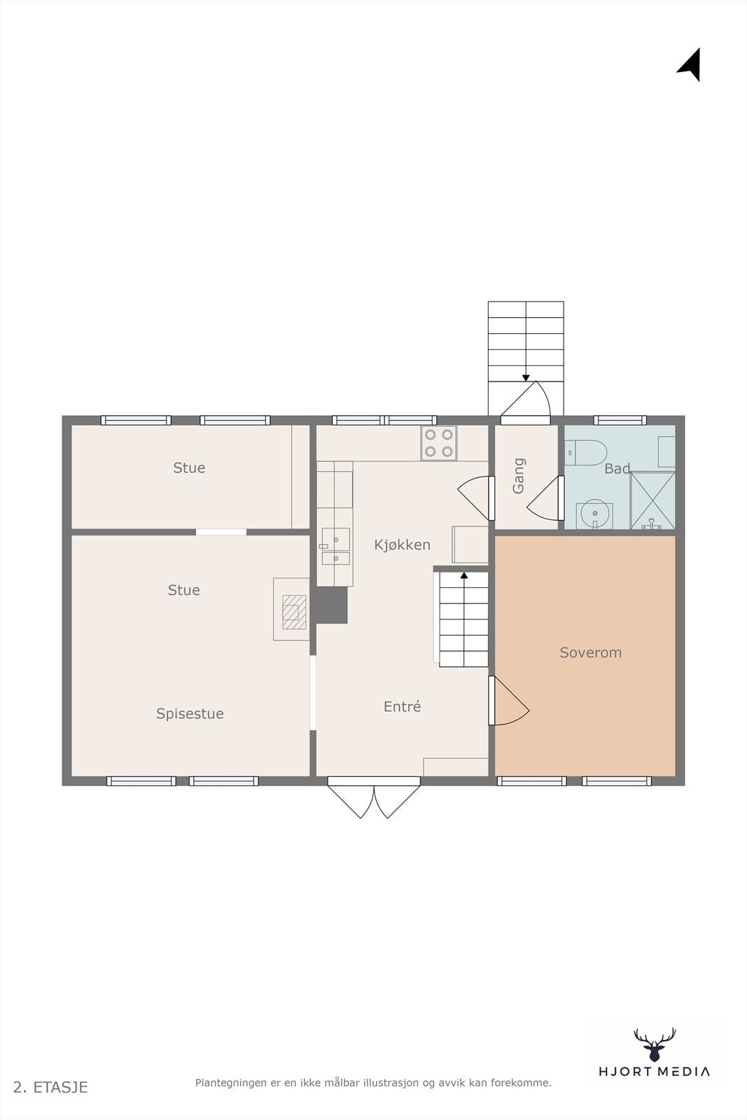 Plantegning Galleribilde