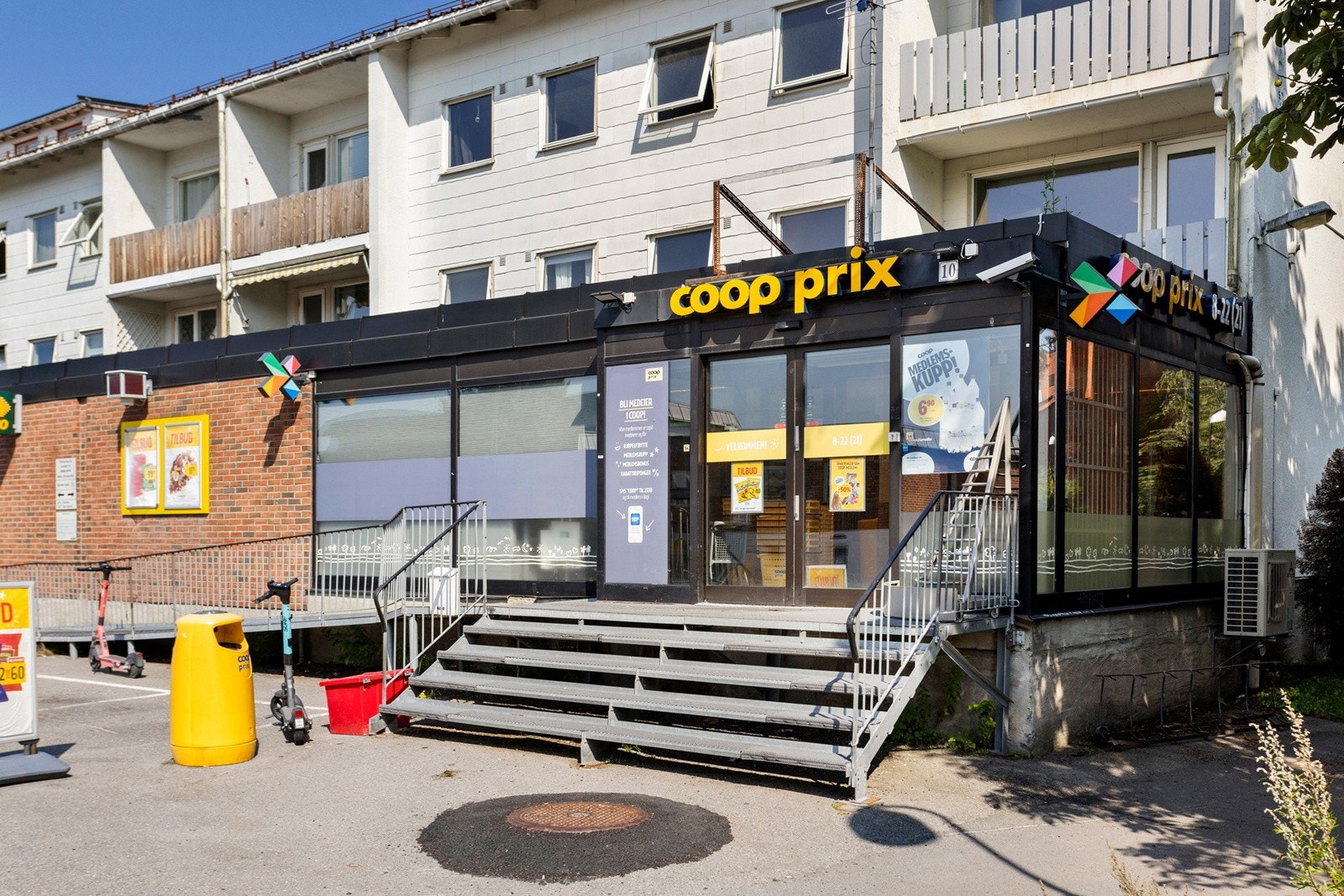 Det er kun 200 meter til nærbutikken Coop Prix. Galleribilde