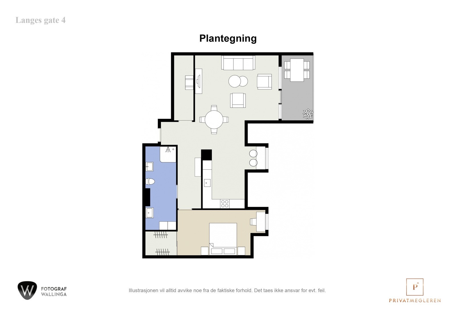 Plantegning Galleribilde