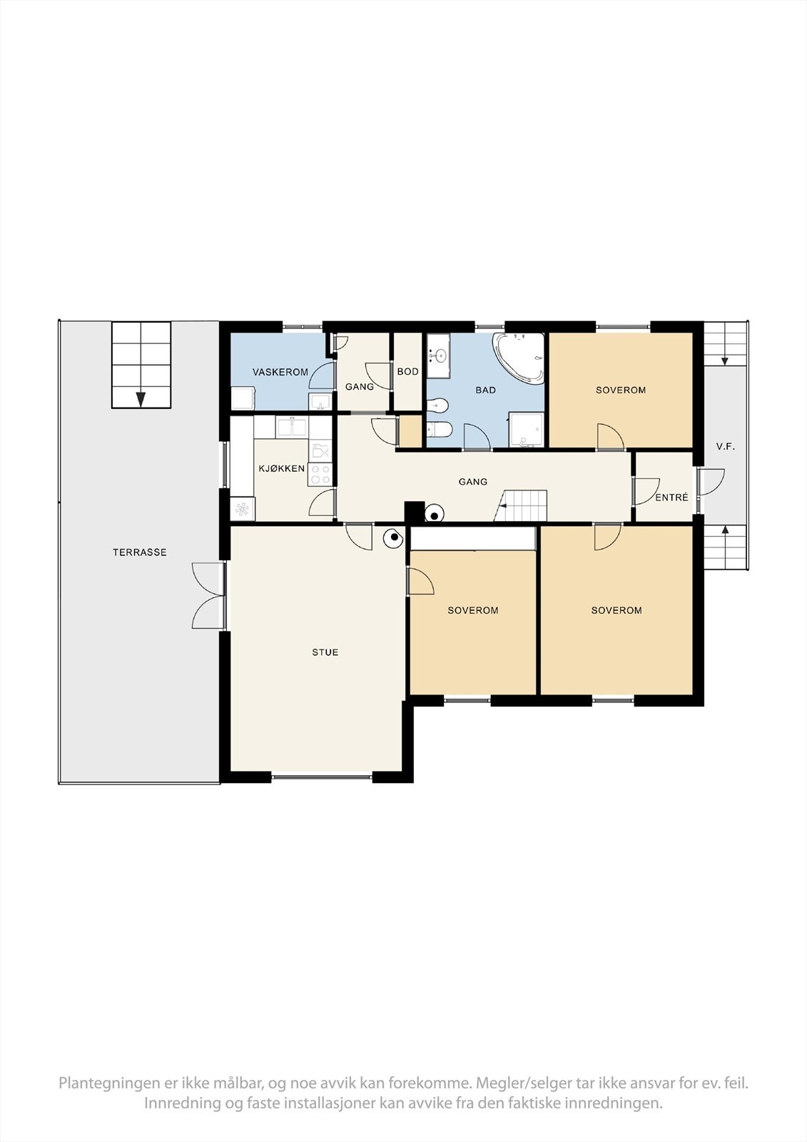 Plantegning - 1. etasje Galleribilde