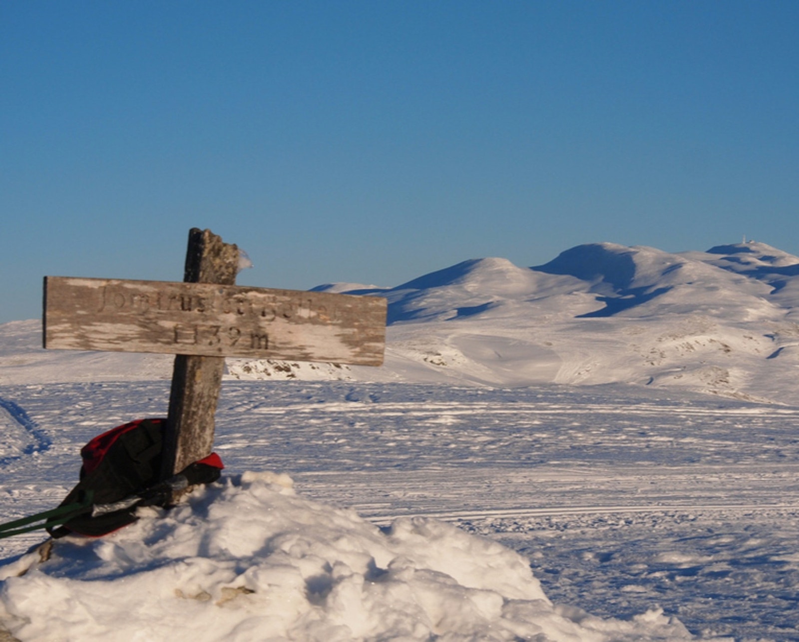På toppen av Jomfruslettfjell Galleribilde