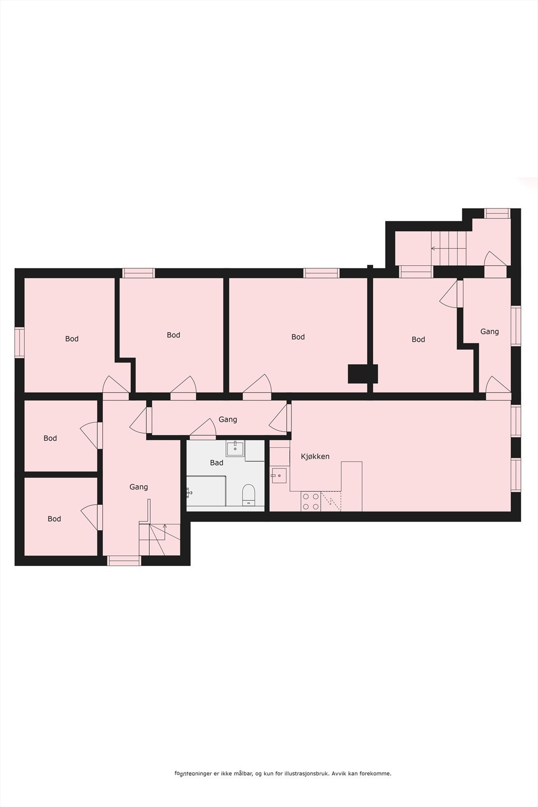 Plantegning Galleribilde