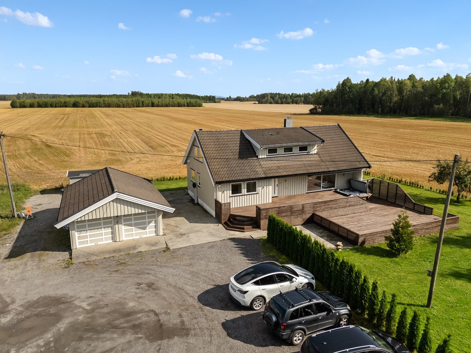 Dronefoto Galleribilde