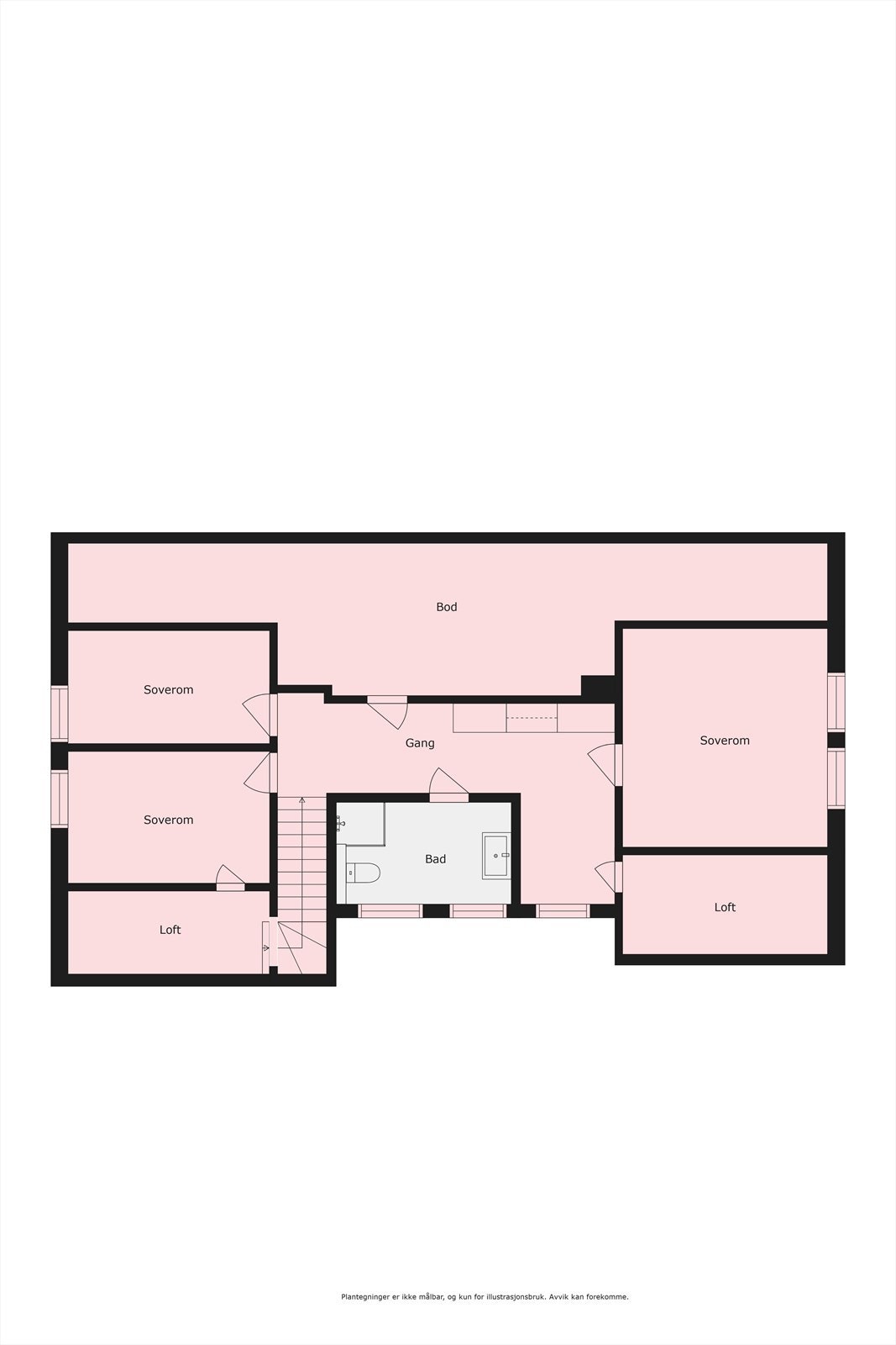 Plantegning Galleribilde