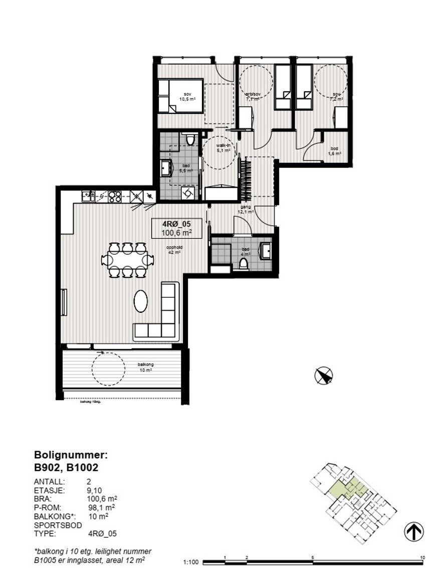 - Boligens utforming og planløsning - Galleribilde