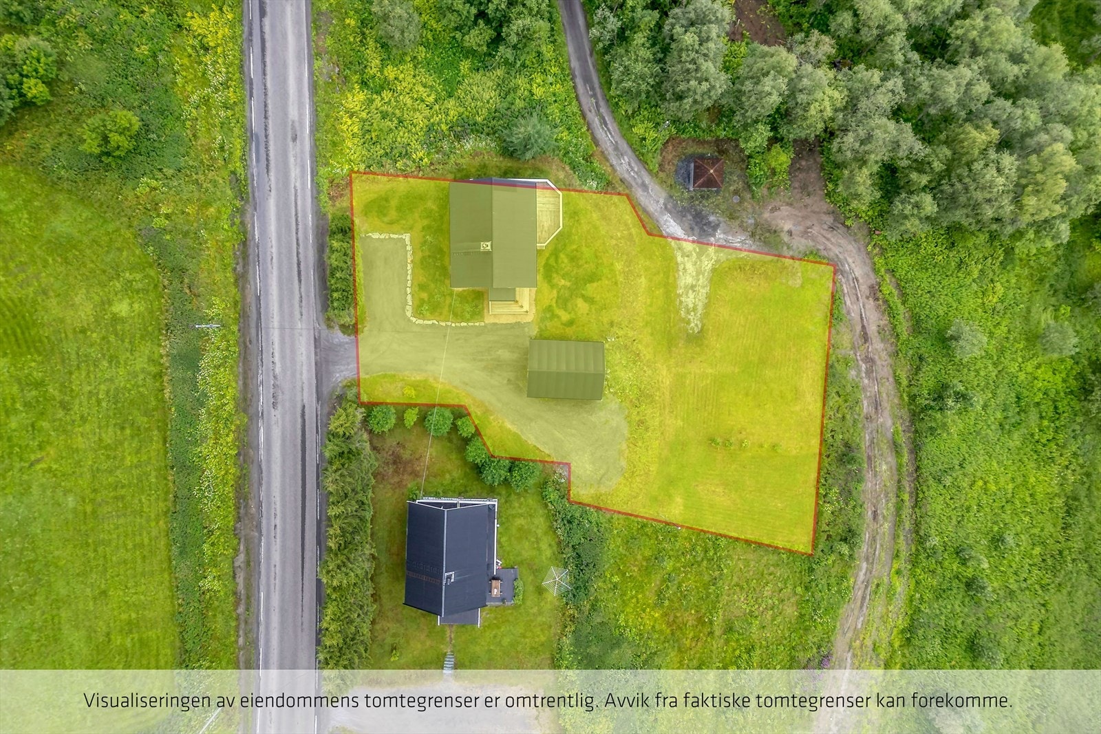 Dronebilde. Galleribilde