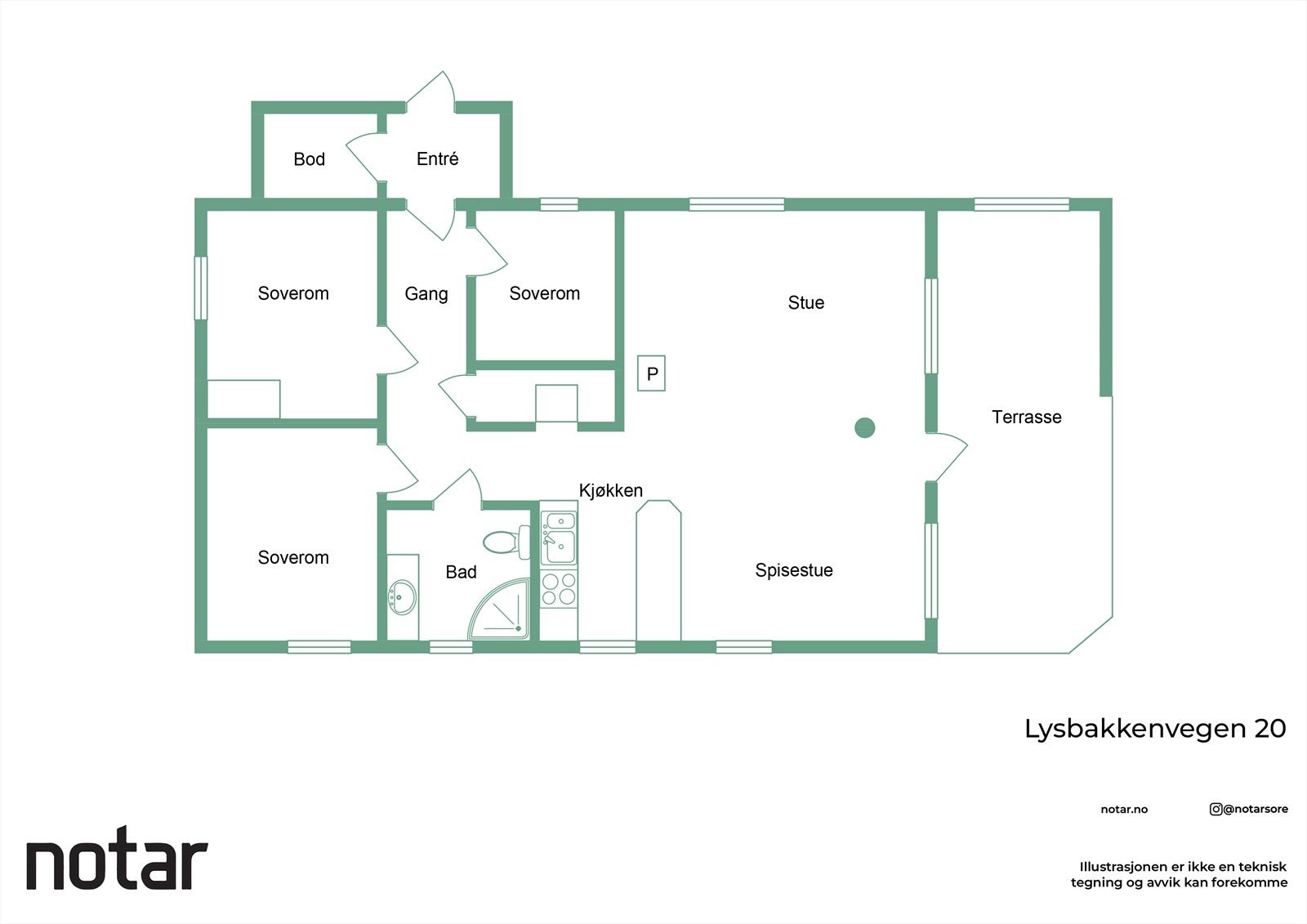 Lysbakkenvegen 20 Galleribilde