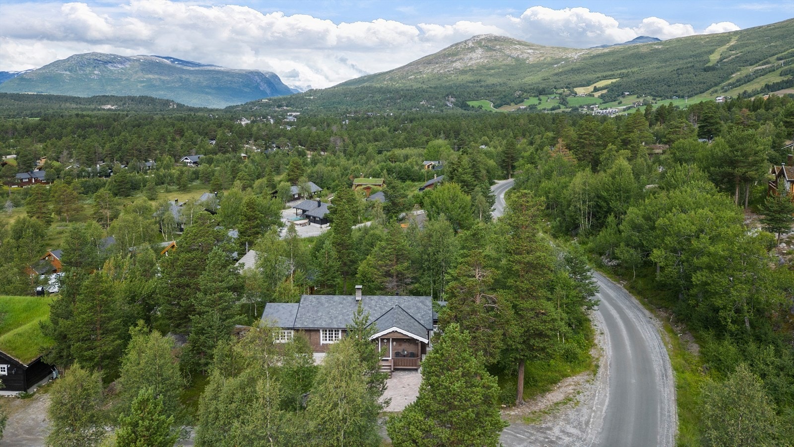 Dronefoto Galleribilde