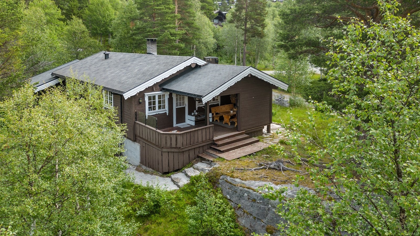 Dronefoto Galleribilde