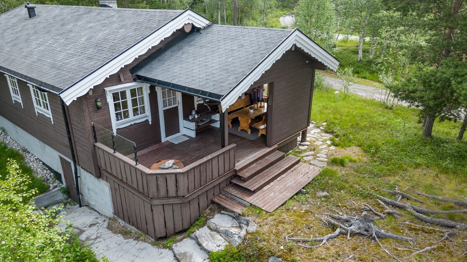 Dronefoto Galleribilde