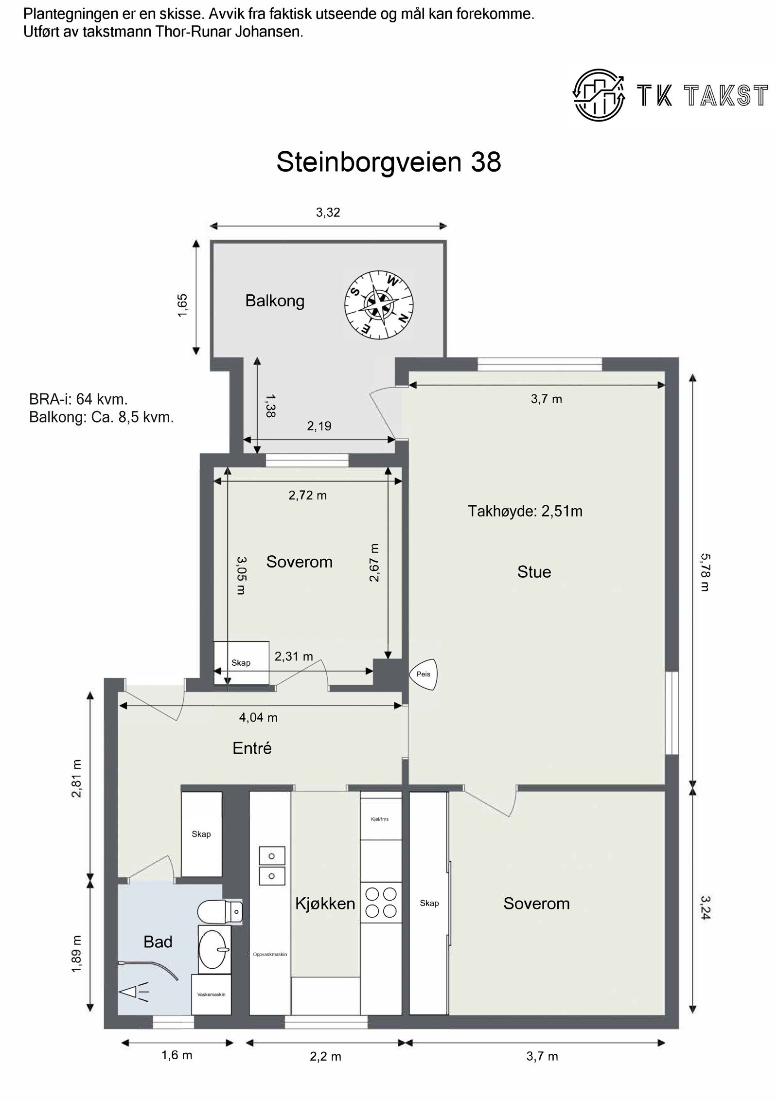 Plantegning Galleribilde