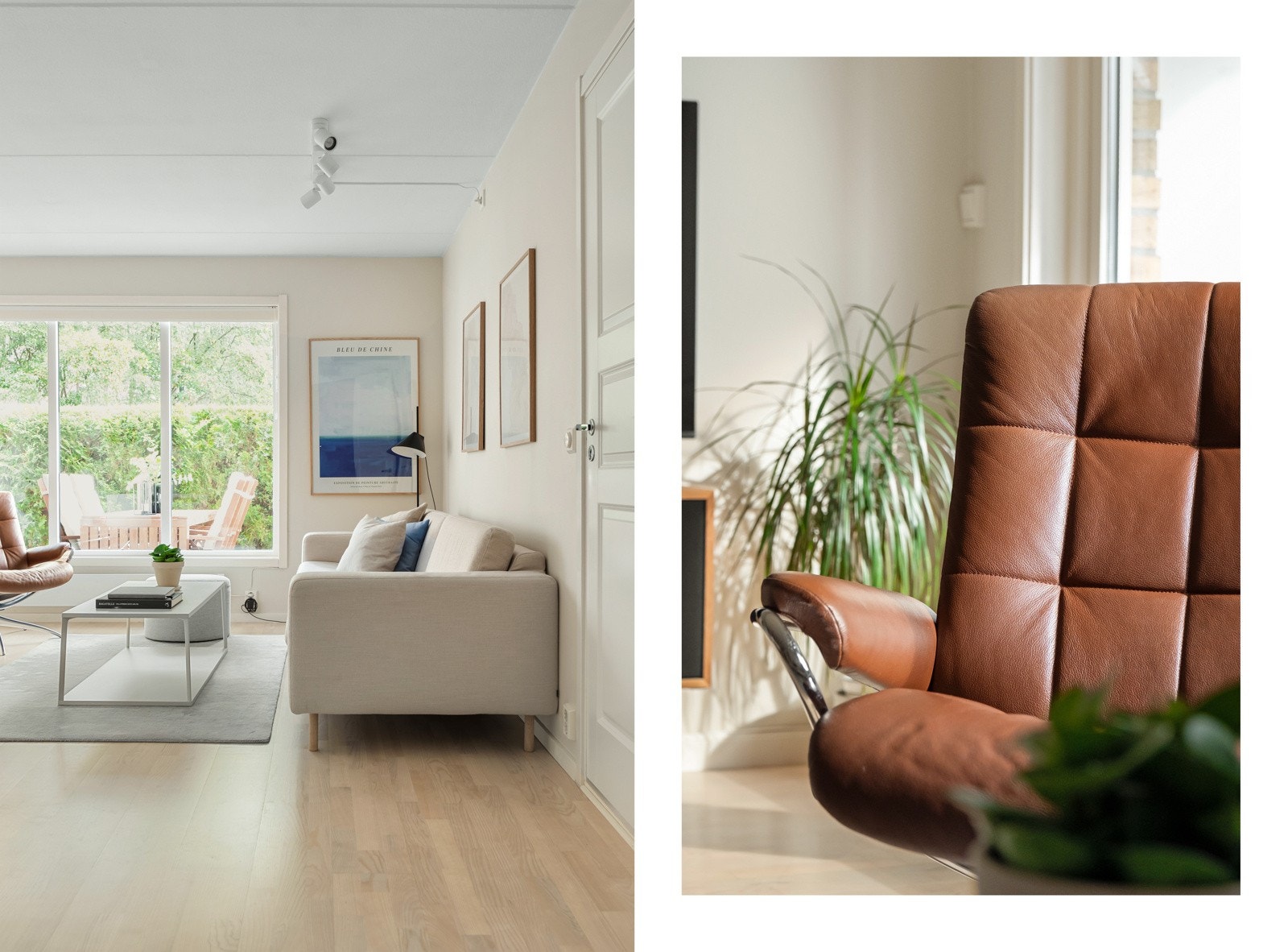 Det er plass til større sofagruppe eller salongdel i stuen. Perfekt for de som liker å ha større besøk! Galleribilde