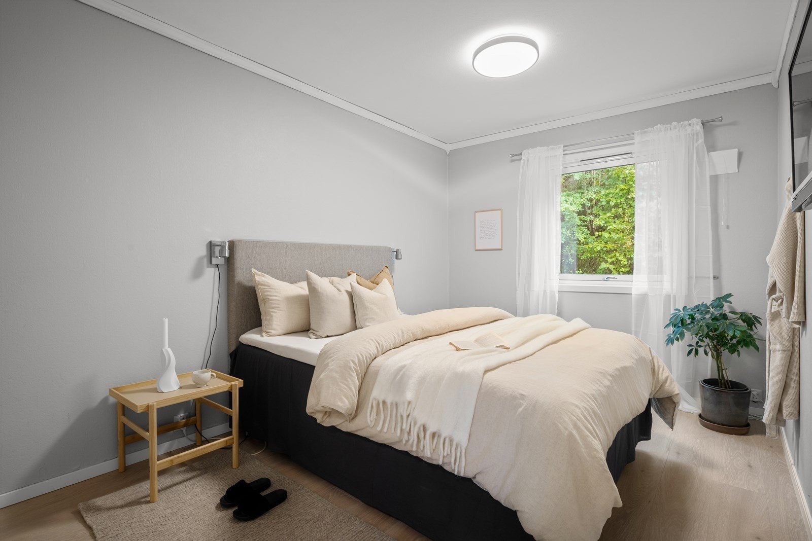 Boligens nest største soverom befinner seg i 2.etasje og måler 10,5 m². Galleribilde
