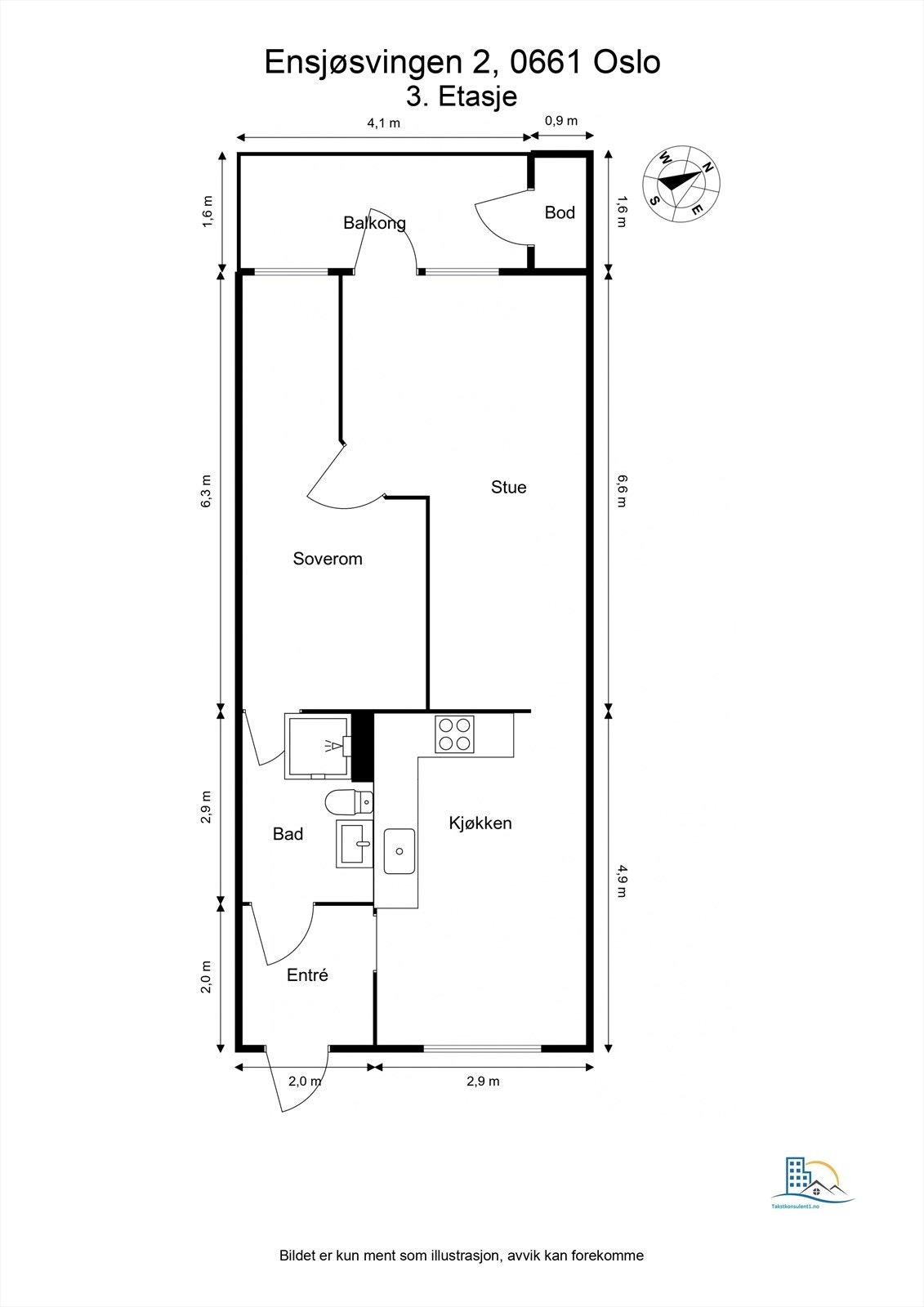- Plantegning til orientering - Galleribilde
