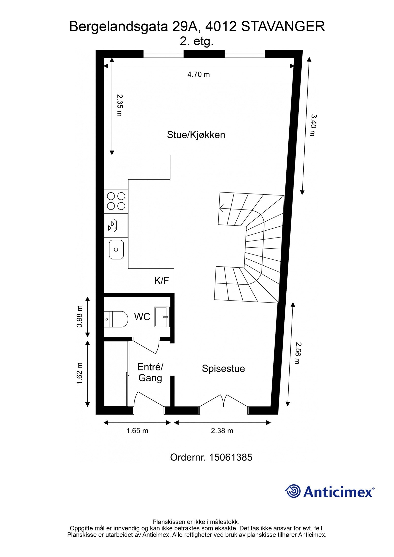 Plantegning - 2.etg. Galleribilde