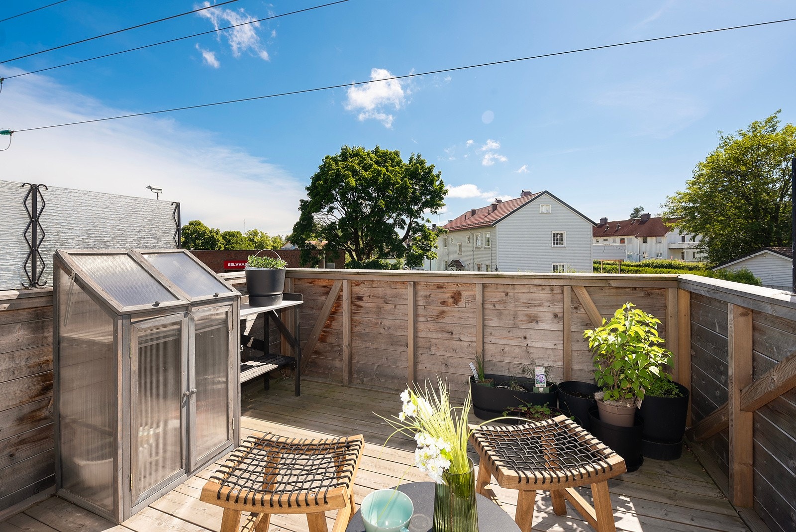 Trenger ikke hage når en bor så fint til. Galleribilde