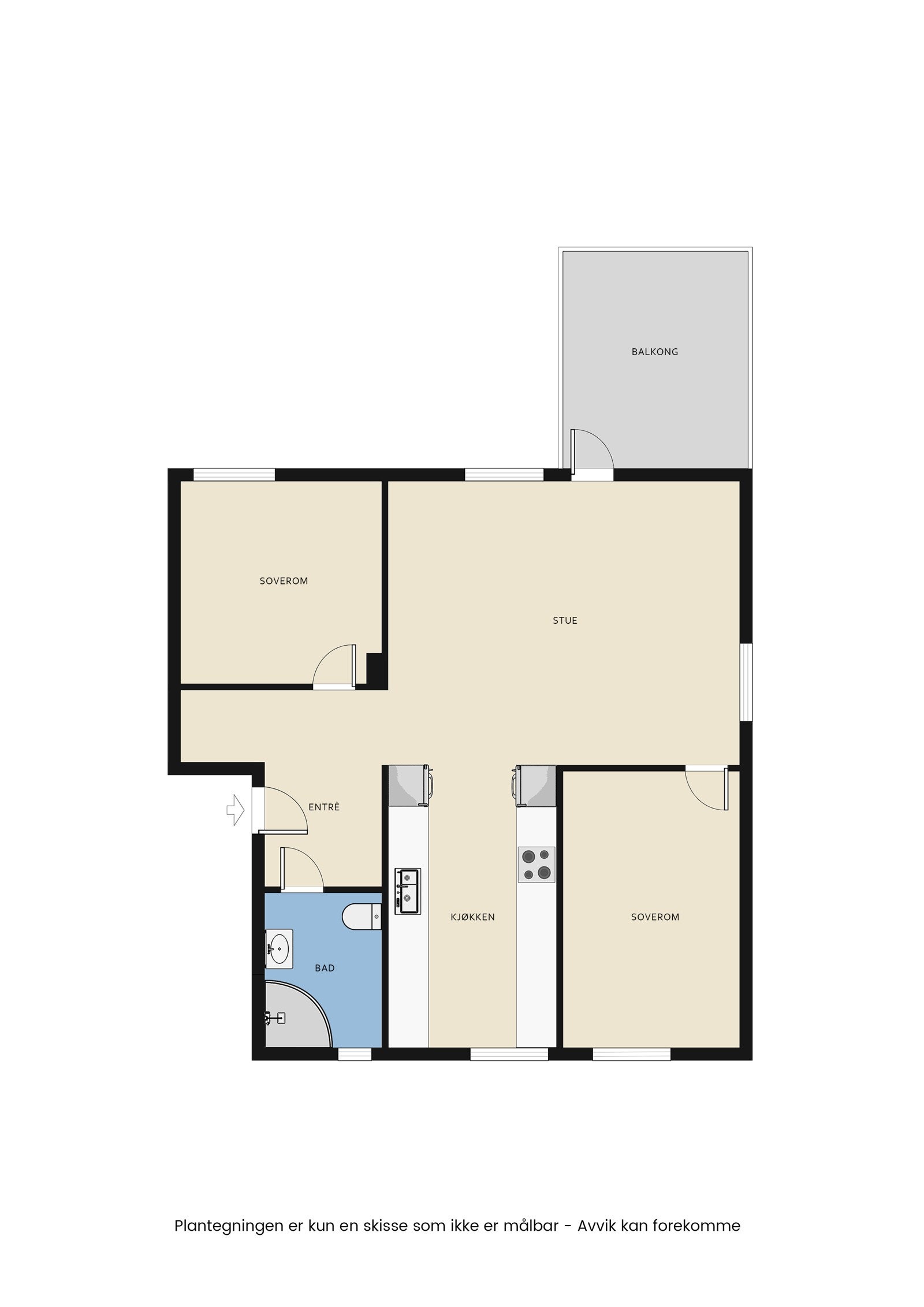 Plantegning andre etasje Galleribilde