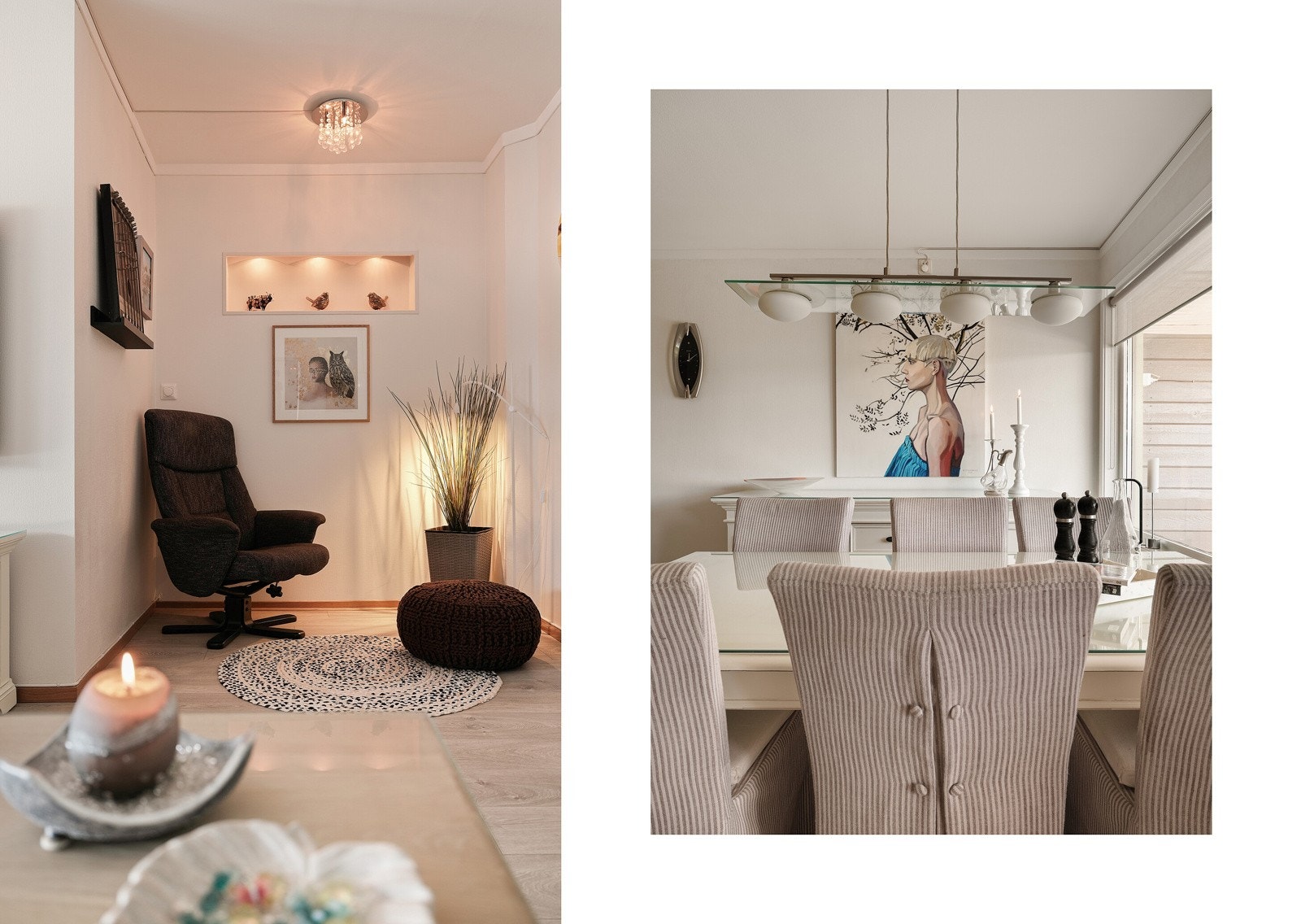 Det er oppvarming gjennom vannbåren varme i radiatorer som er inkludert i de månedlige felleskostnadene. Dette gjelder følgelig også forbruk av varmtvann. Galleribilde