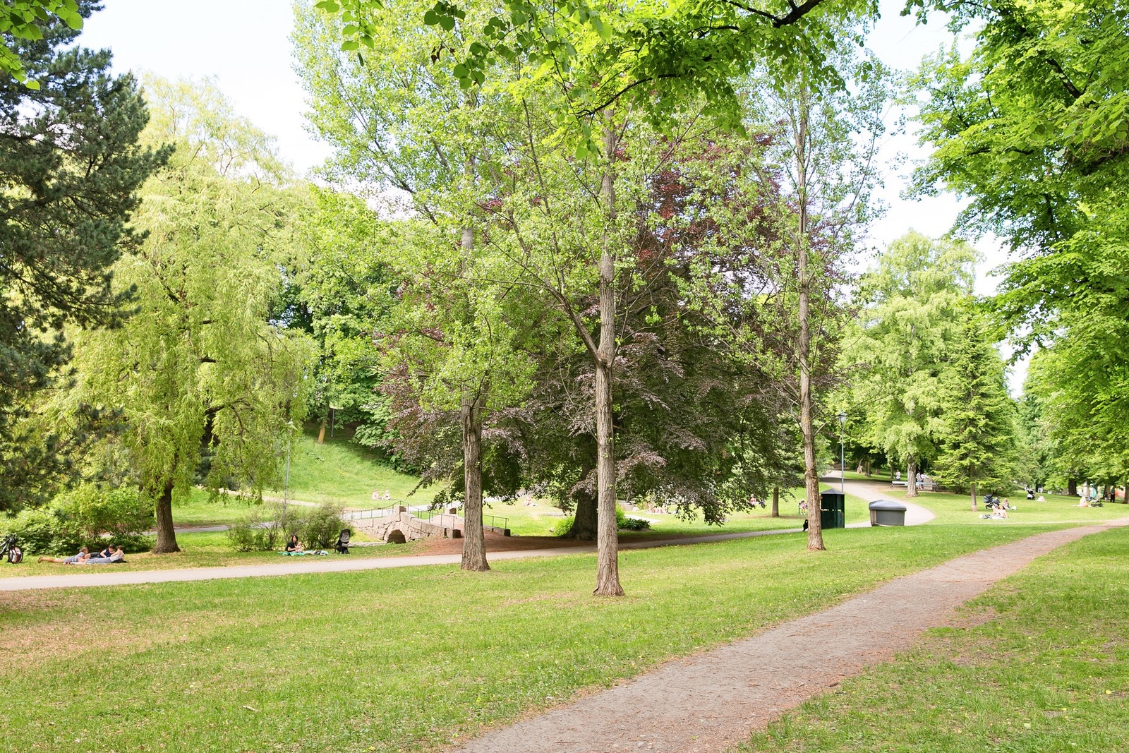 Kun få minutter unna leiligheten ligger mange flotte parker og grøntområder. Galleribilde