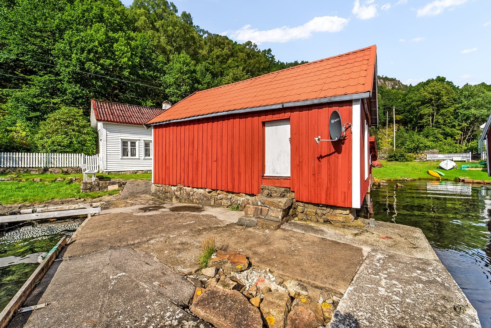 Privat brygge Galleribilde