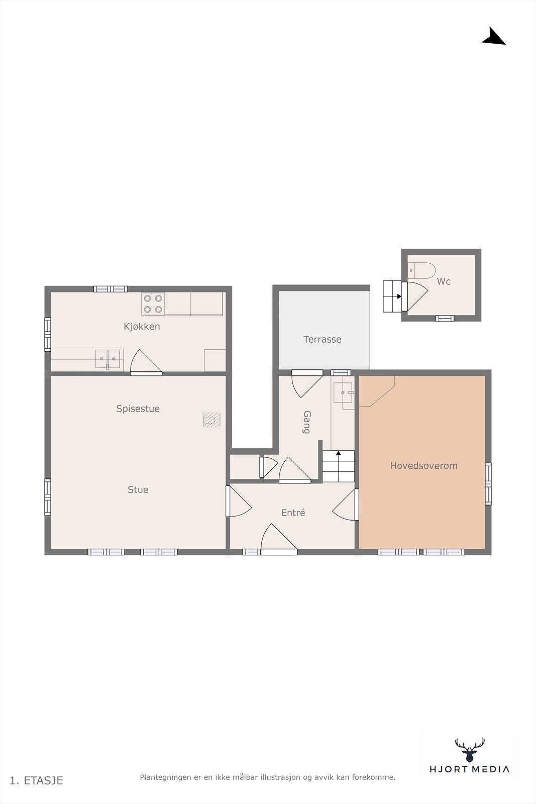 Plantegning Galleribilde