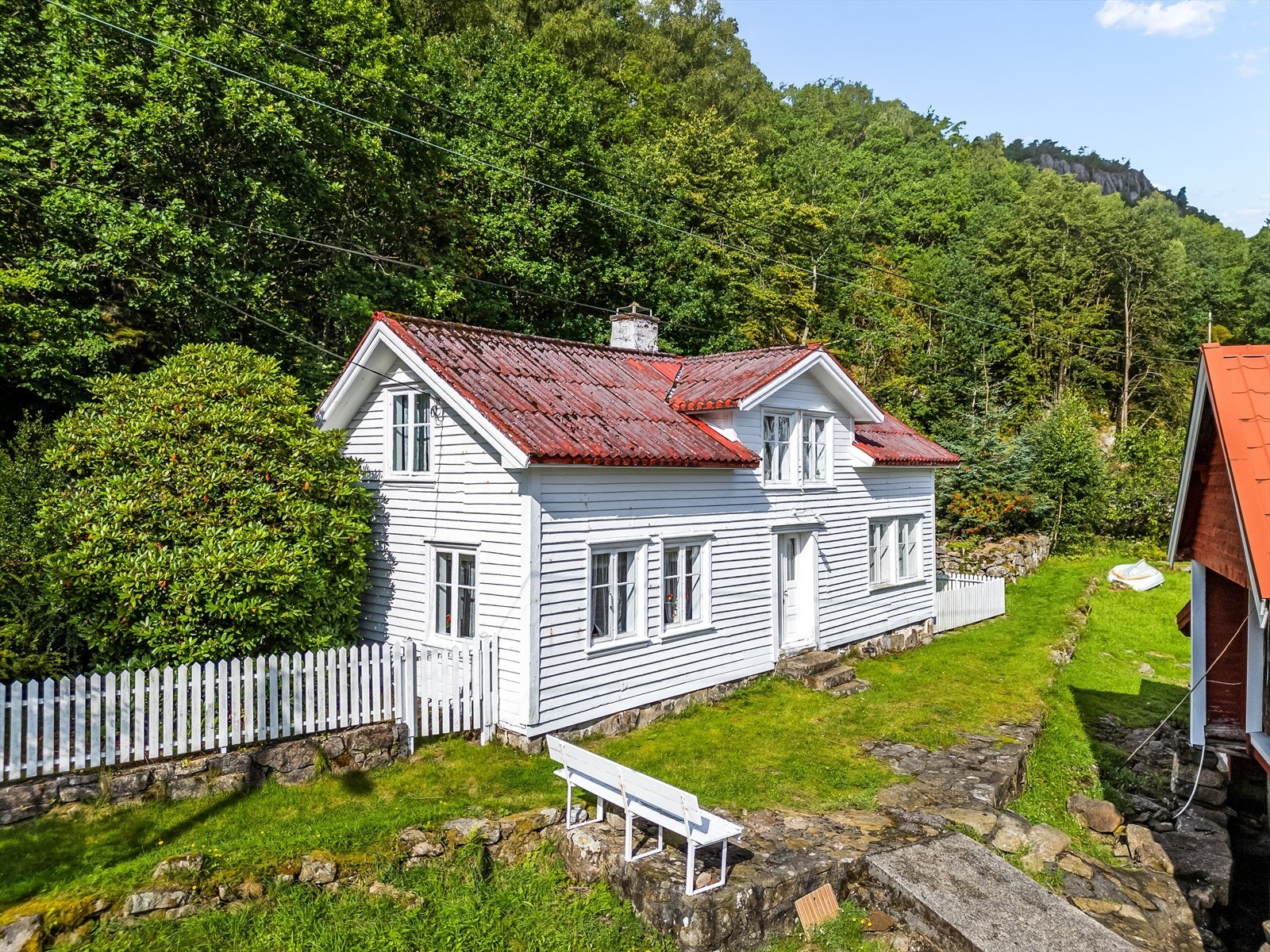 Fritidsboligen er antatt opprinnelig å være fra 1700-tallet. Galleribilde
