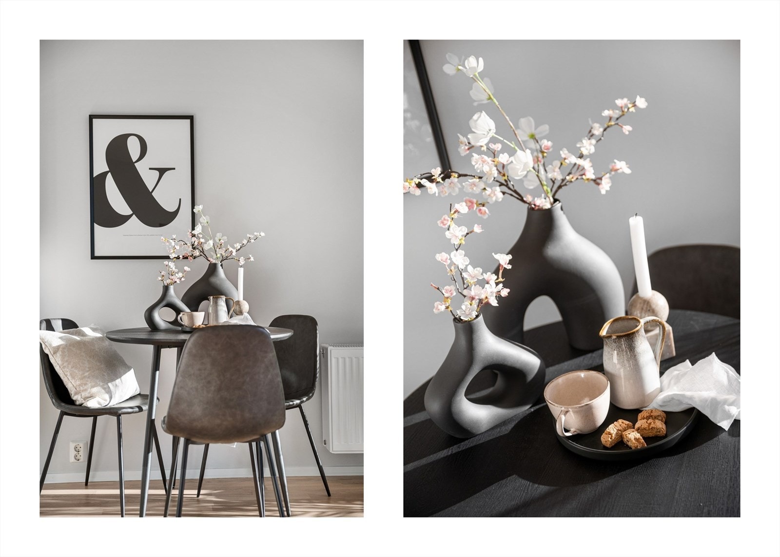 Det er god plass til spisebord i stuen Galleribilde