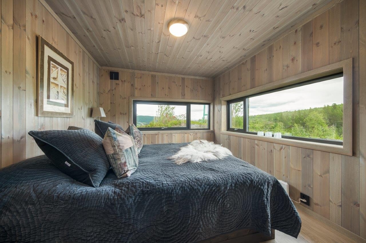 Illustrasjonsfoto av tilsvarende hytte Galleribilde