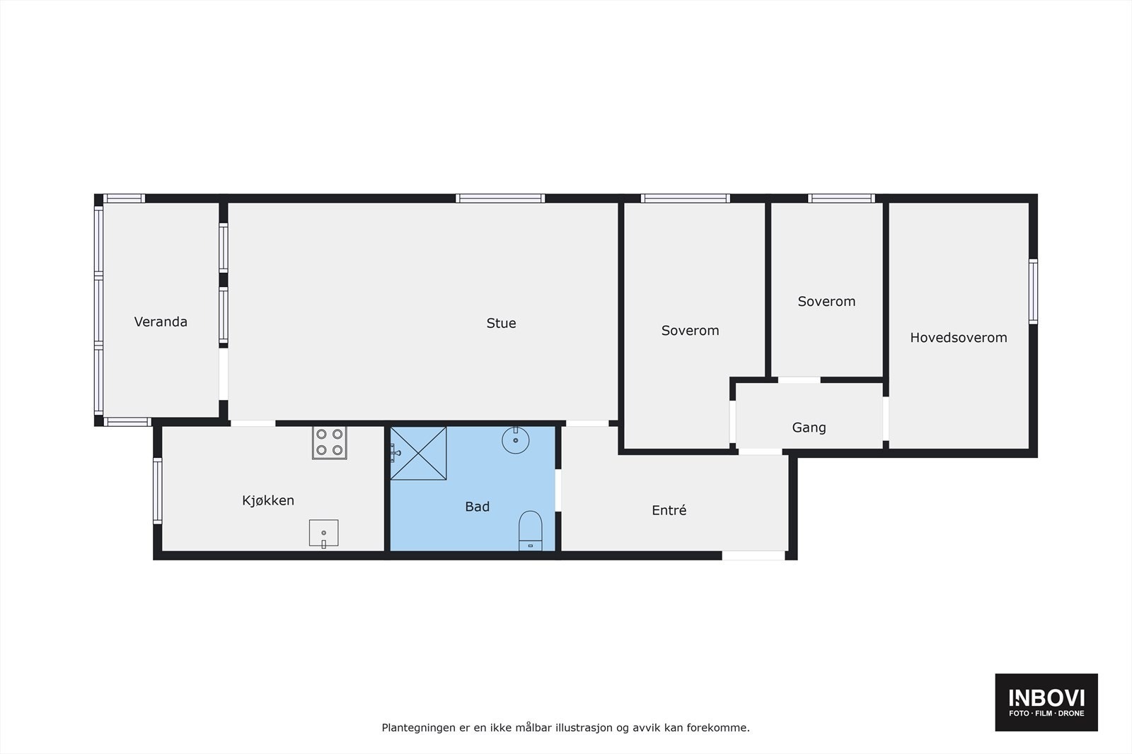 Plantegning Galleribilde
