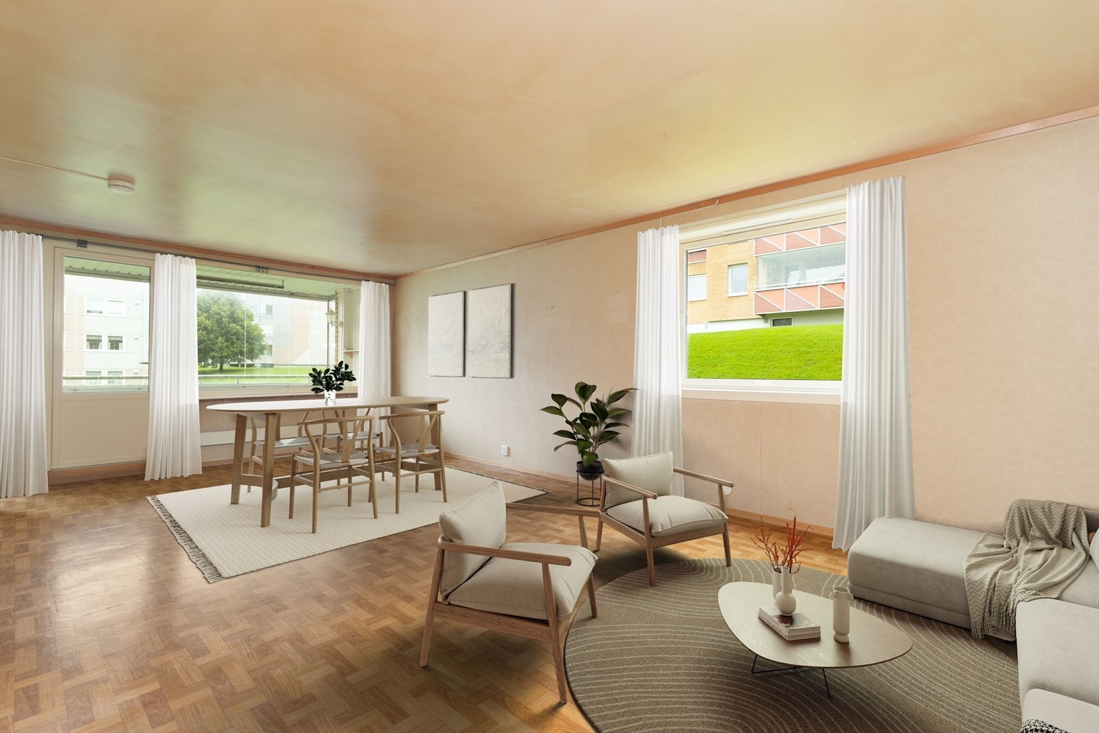 EiendomsMegler1 ved Isabell Heidenreich-Riis presenterer Nedre Maihaugen 2! Bildet har digital møblering og er kun en illustrasjon. Galleribilde