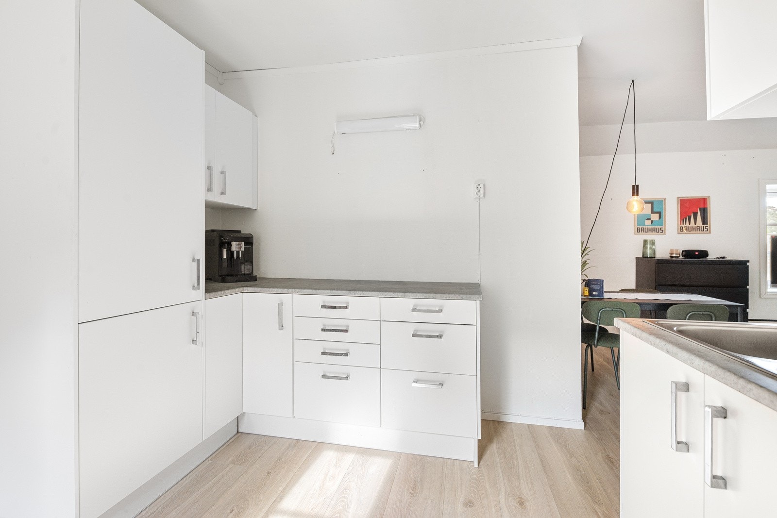 Leiligheten har integrerte Galleribilde