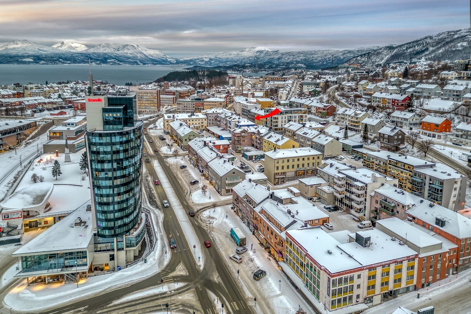Mer sentral beliggenhet får man ikke. Galleribilde