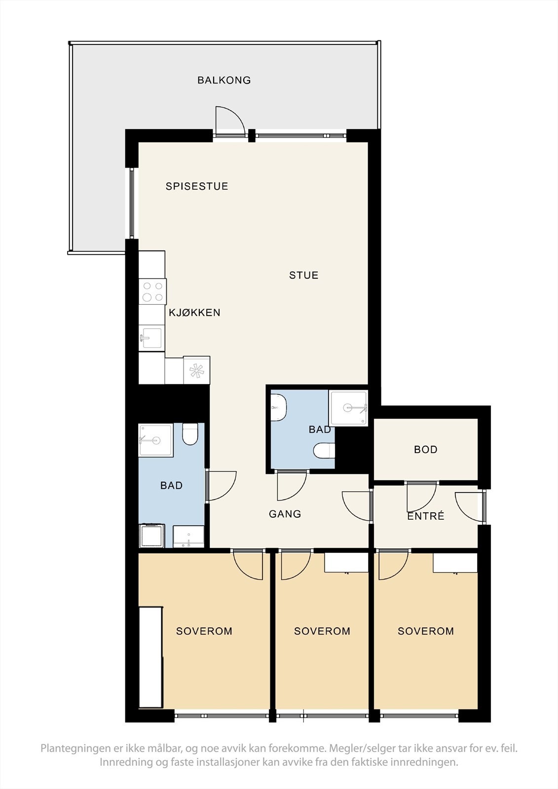 Plantegning Galleribilde