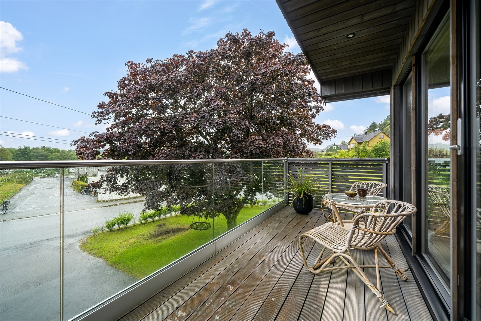 Balkong hvor sola kan nytes. Galleribilde