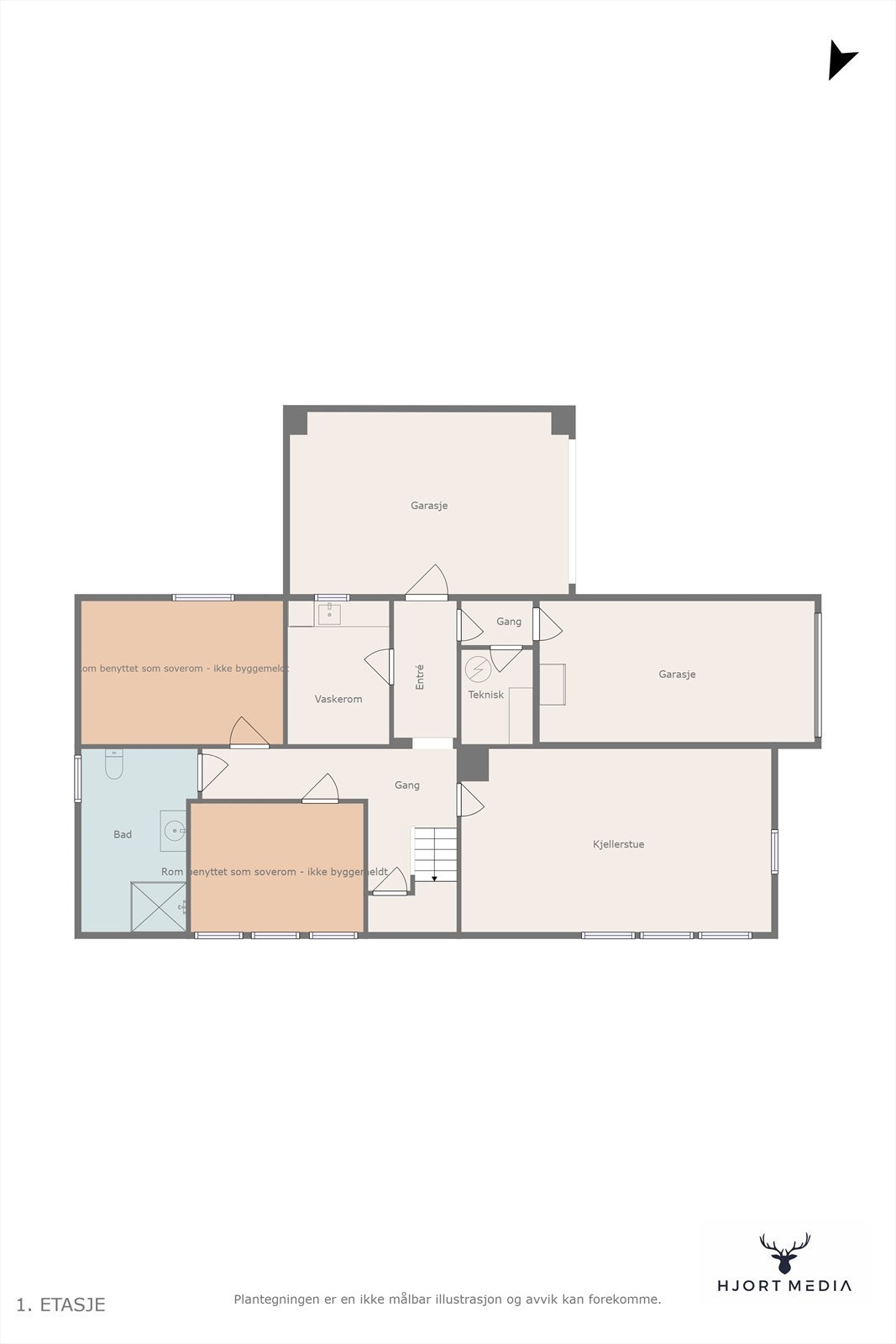 Plantegning Galleribilde