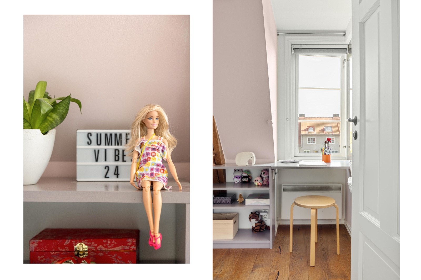 Bare sånn for å understreke at dette er et barnerom i dag. Galleribilde