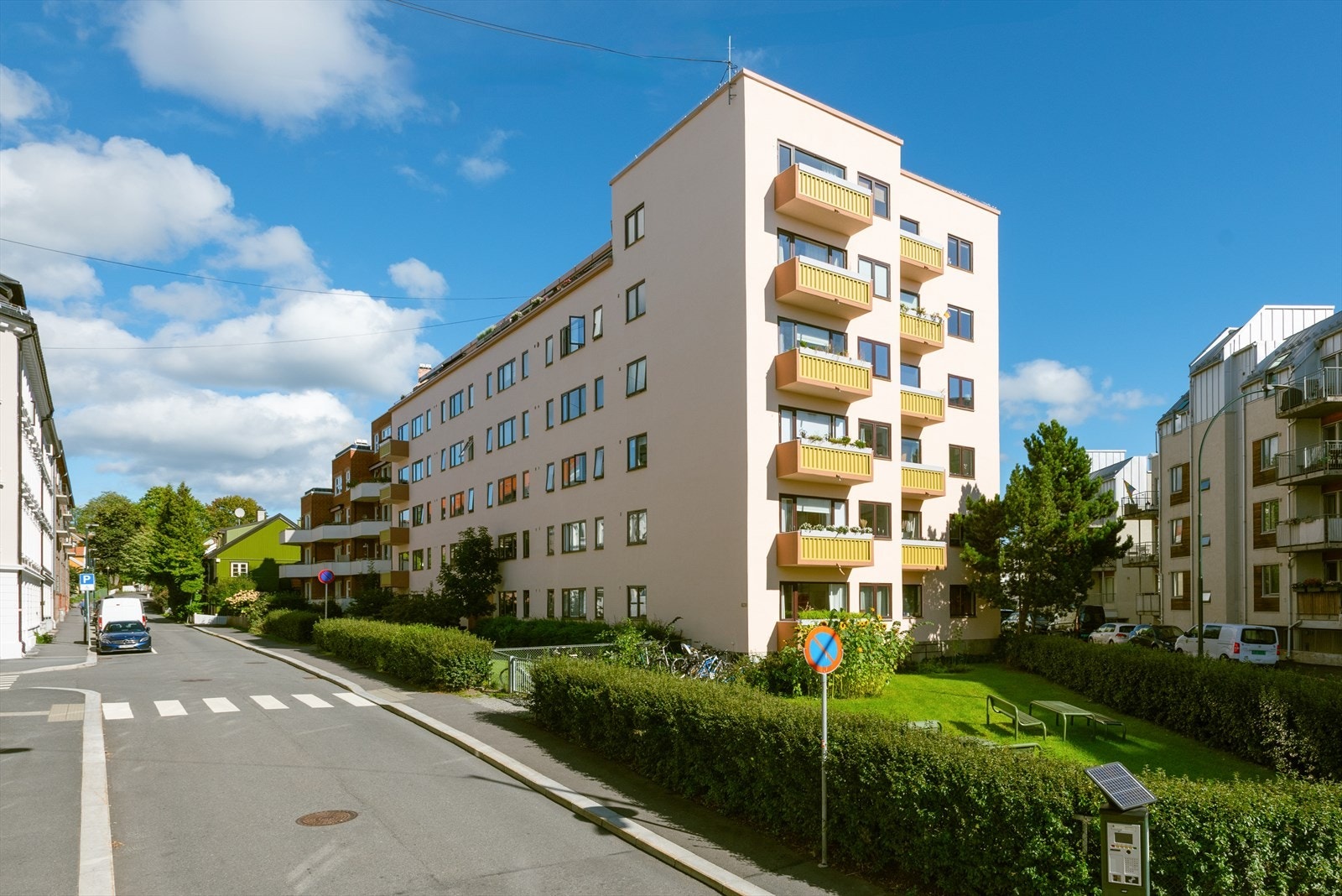 Fasaden ble rehabilitert i 2022. Galleribilde