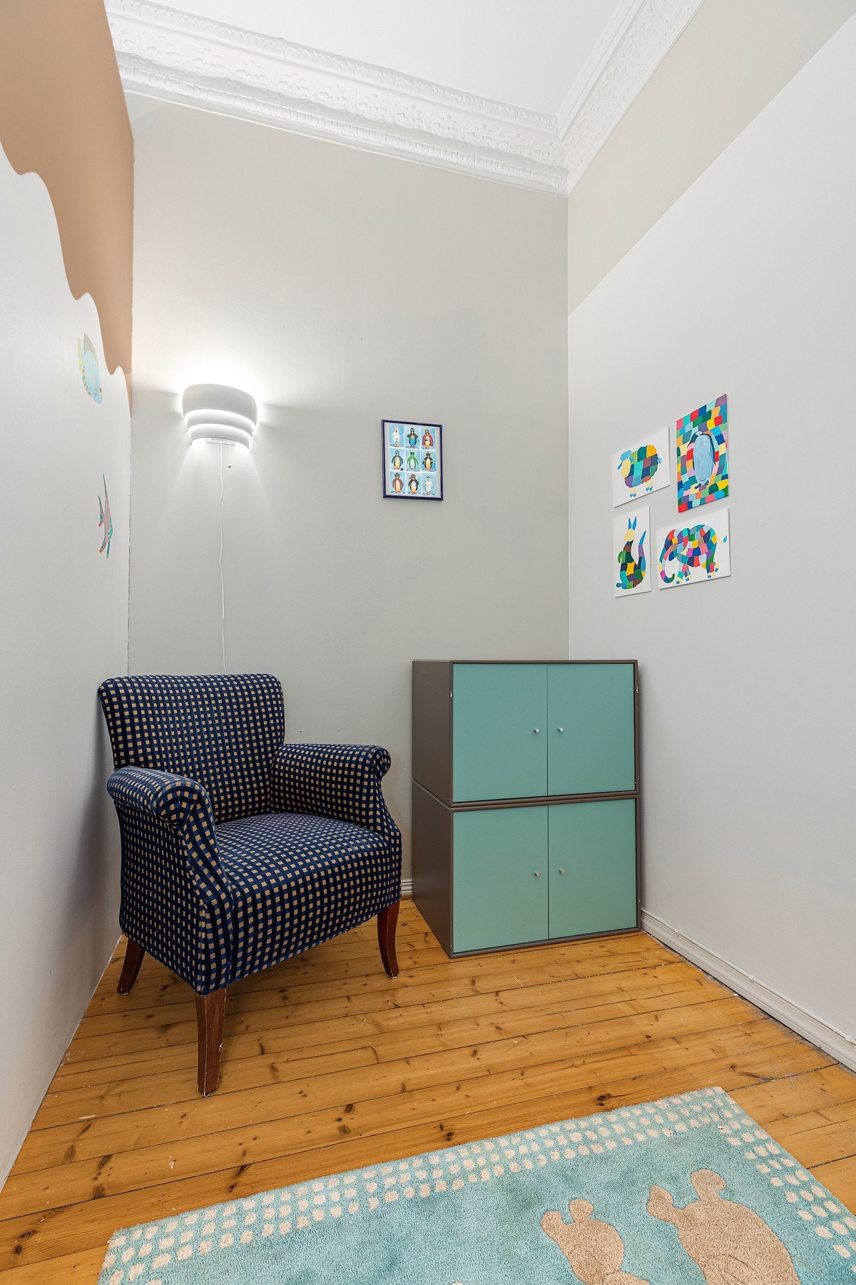 Alkove. (Lettveggen er enkel å fjerne ved ønske/behov). Galleribilde