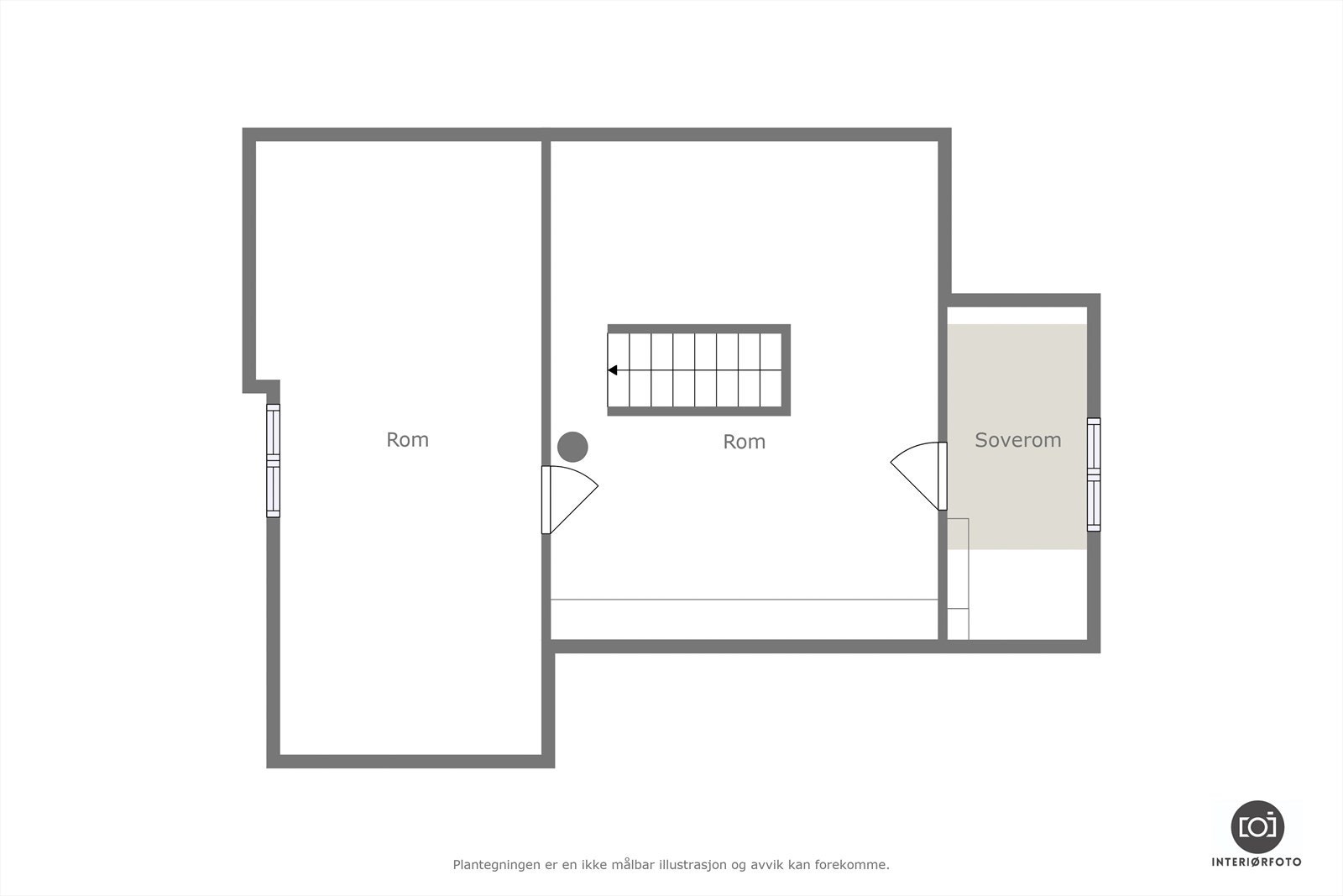 Plantegning 2. etasje Galleribilde