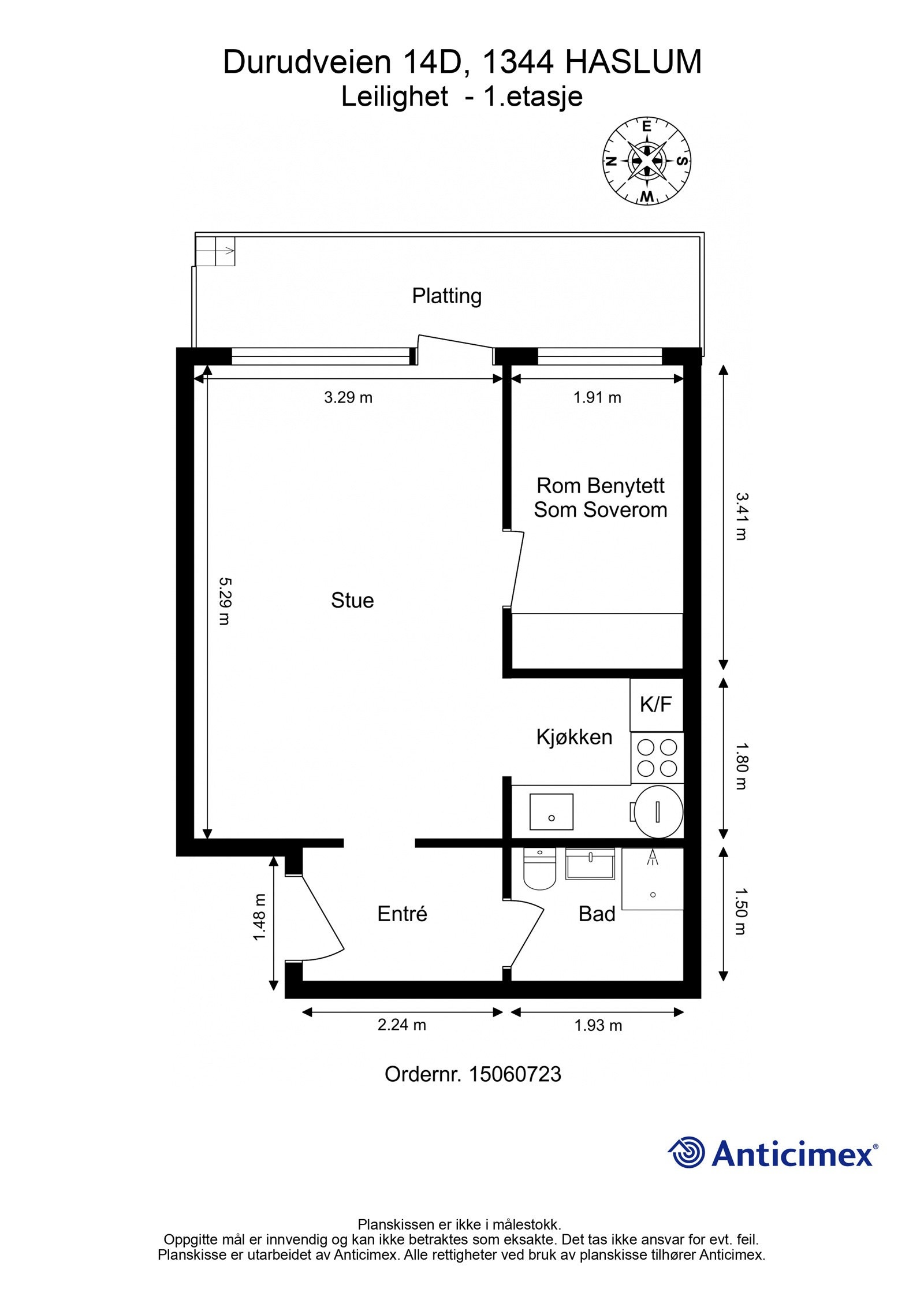 Plantegning Galleribilde