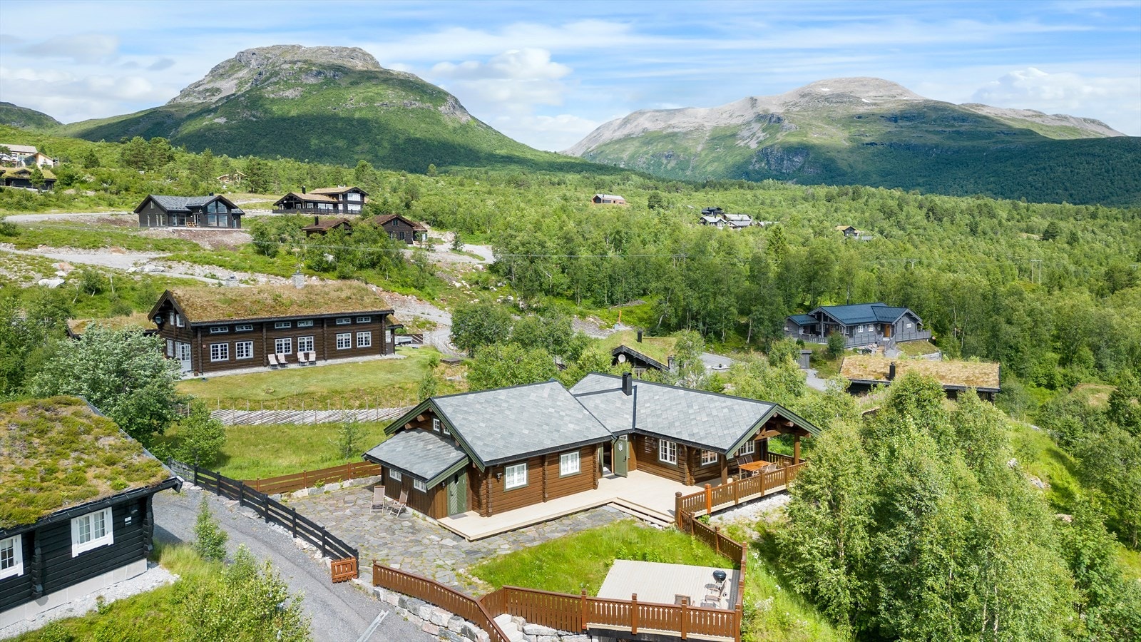 Dronefoto Galleribilde