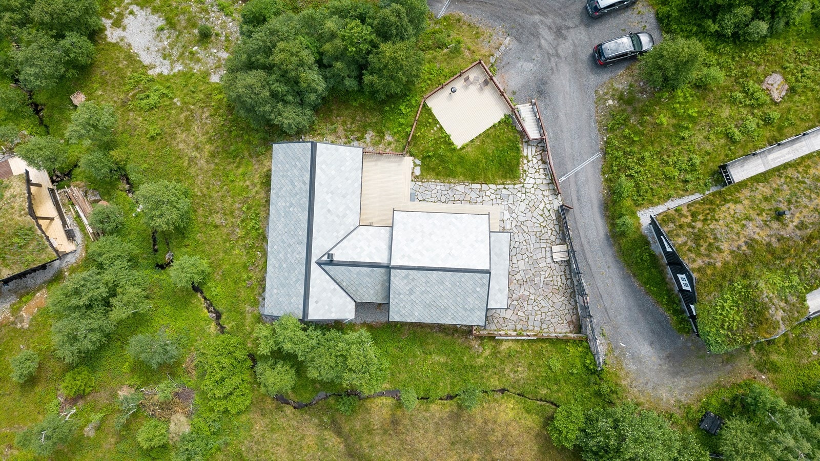 Dronefoto Galleribilde