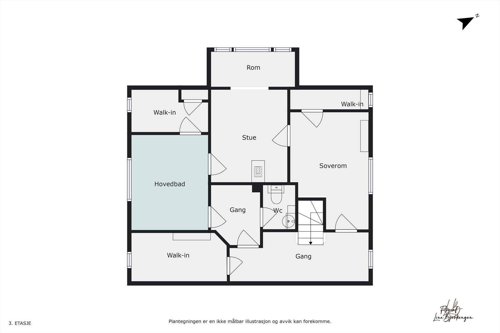 Plantegning Galleribilde