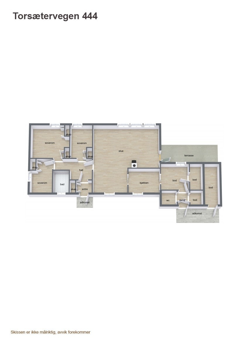 Plantegning Galleribilde