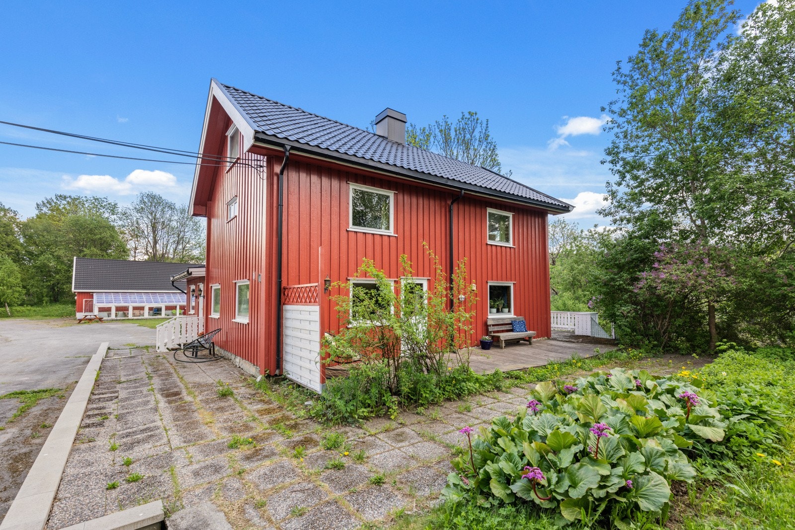 Våningshus fra vest Galleribilde