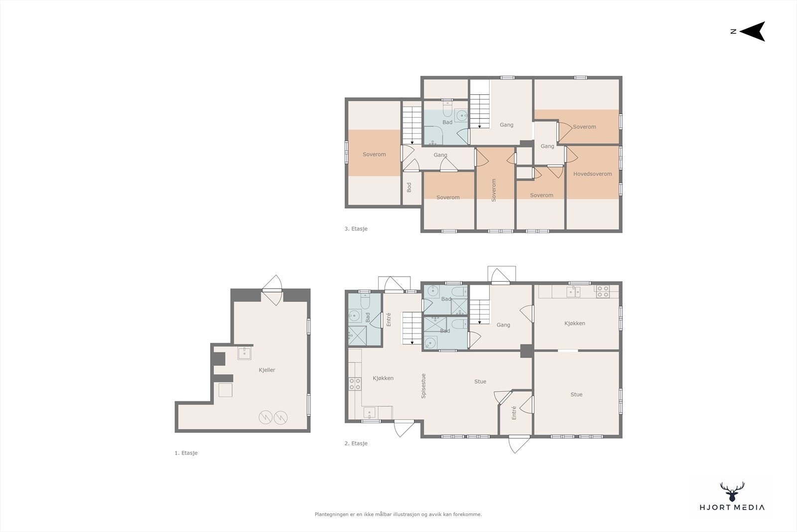 Plantegning Galleribilde