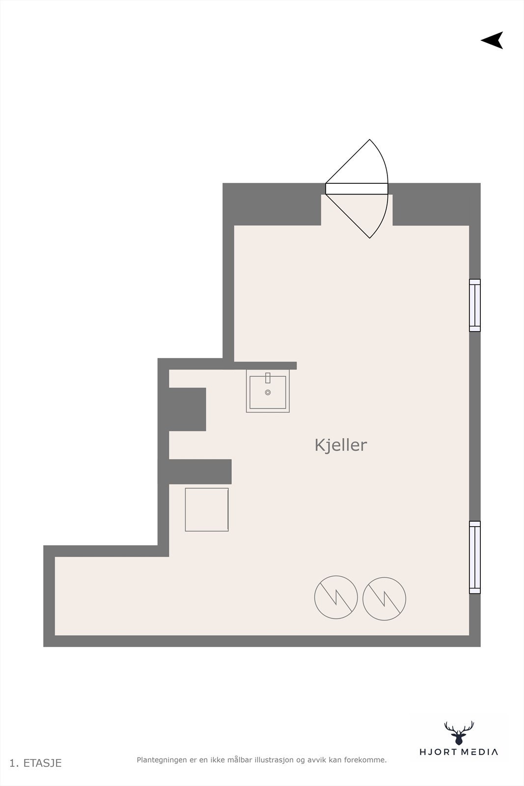 Plantegning Galleribilde