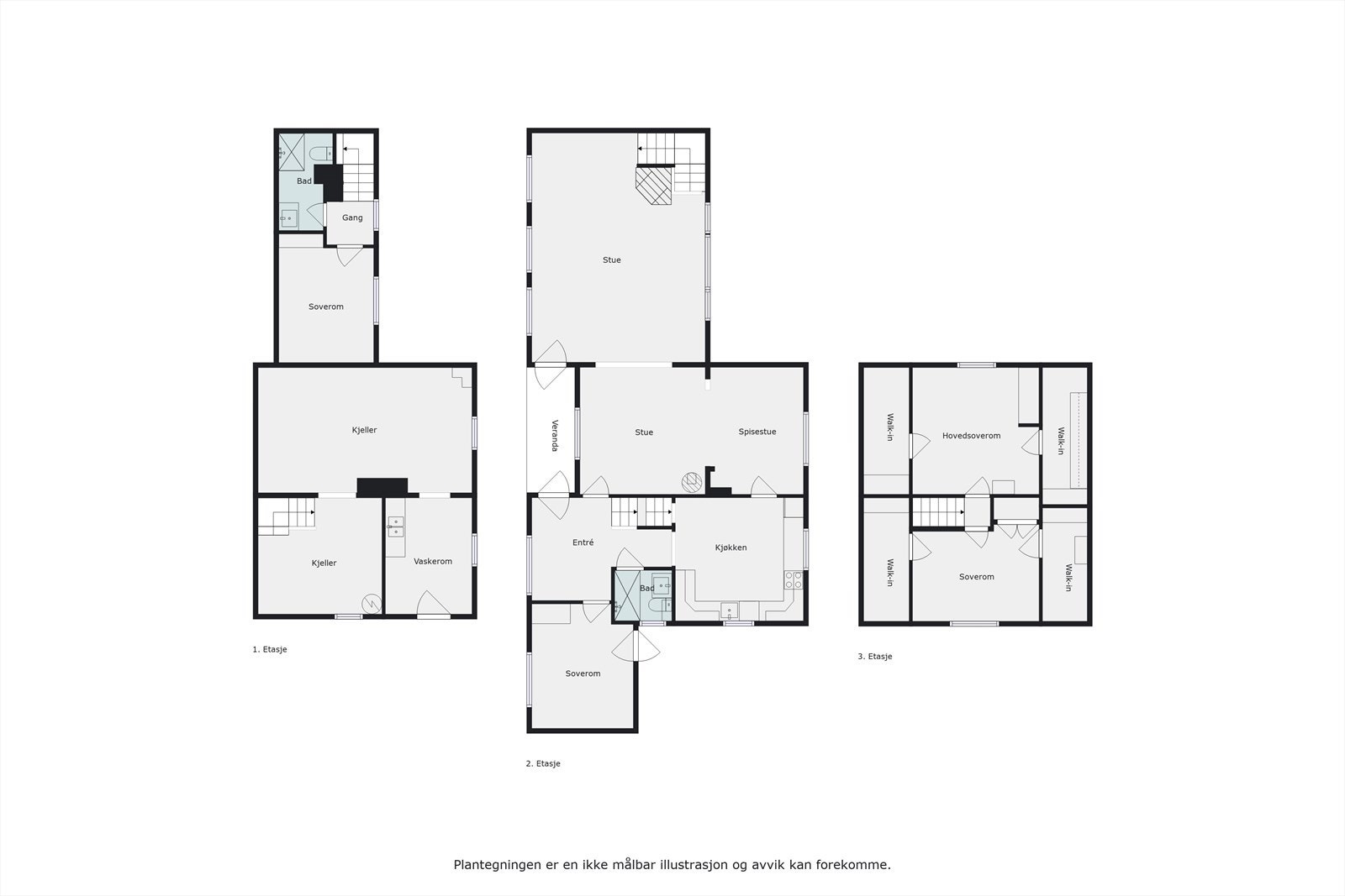 Plantegning Galleribilde
